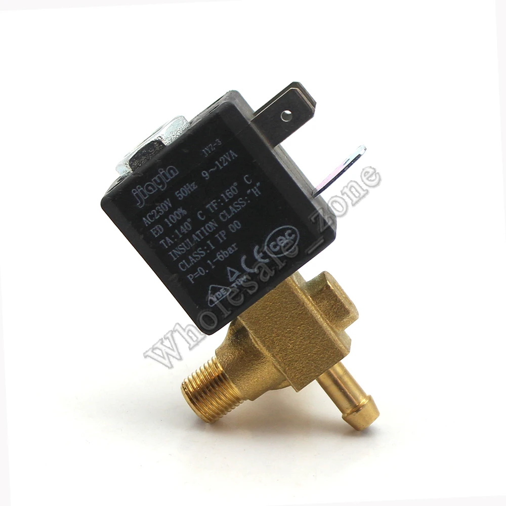 G1/8" AC 230V 2/2 Way 6 Bar Electromagnetic Micro Solenoid Water Steam Valve Boiler valve for Electric Iron ,Coffee Machine
G1/8" AC 230V 2/2 Way 6 Bar Electromagnetic Micro Solenoid Water Steam Valve Boiler valve for Electric Iron ,Coffee Machine