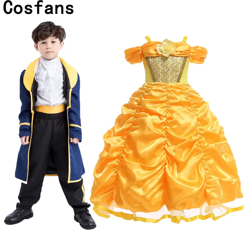 beauty and the beast fancy dress childrens