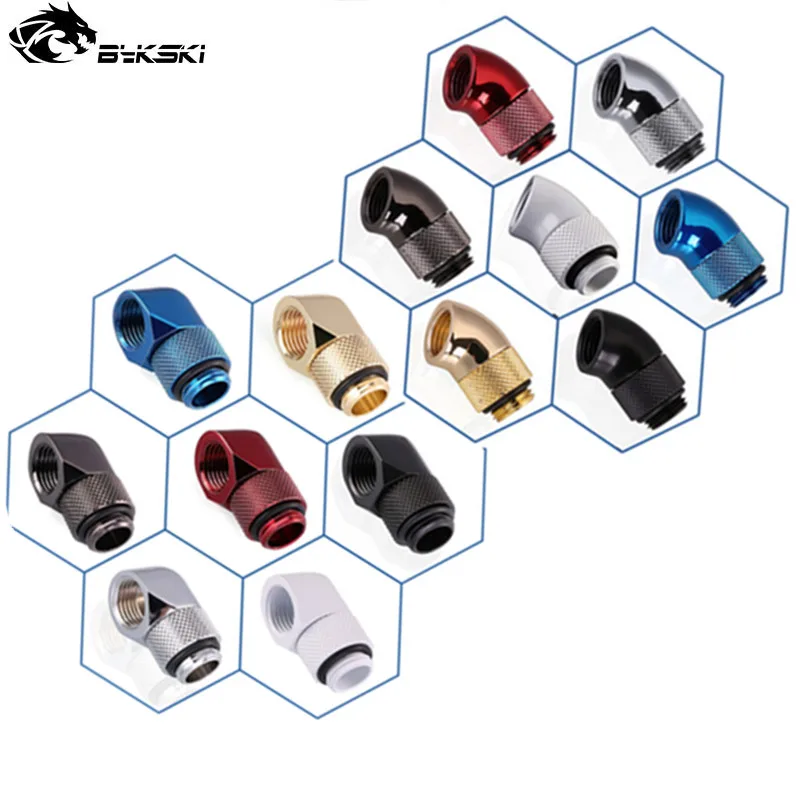 Bykski Diamond 90 or 45 Degree Rotatable Elbow Female - Male Rotate Fitting G1/4 For PC Water Cooling
Bykski Diamond 90 or 45 Degree Rotatable Elbow Female - Male Rotate Fitting G1/4 For PC Water Cooling
