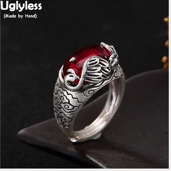 Uglyless Real S 990 Silver Luxury Chalcedony Women Palace Designer Open Rings Handmade Peacock Ethnic Ring Retro Patterns Bijoux
Uglyless Real S 990 Silver Luxury Chalcedony Women Palace Designer Open Rings Handmade Peacock Ethnic Ring Retro Patterns Bijoux