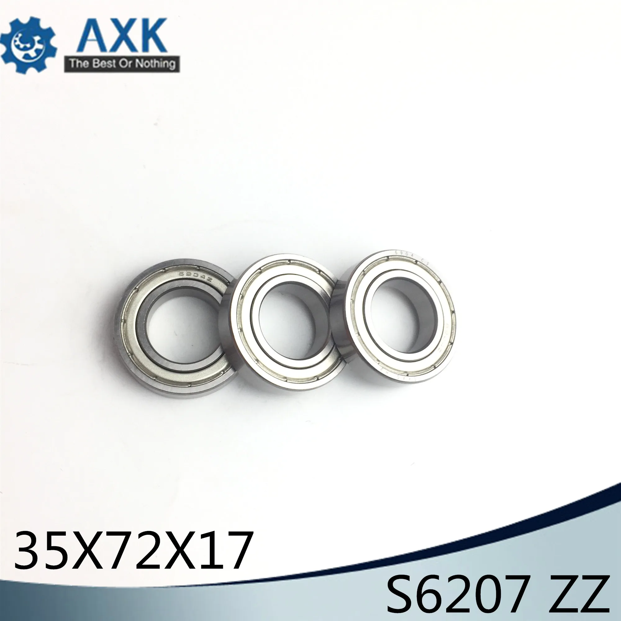 4207ZZ Angular Contact Double Row Bearing 35x72x23