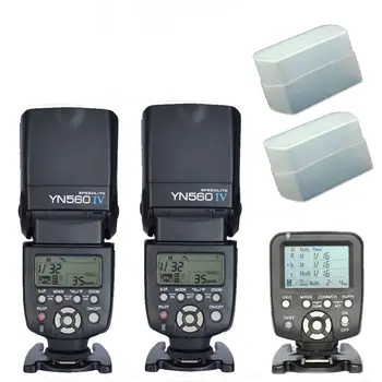 Yongnuo YN560TX LCD Wireless Flash Controller +2pcs YN560 IV Flash kit For Canon
Yongnuo YN560TX LCD Wireless Flash Controller +2pcs YN560 IV Flash kit For Canon
