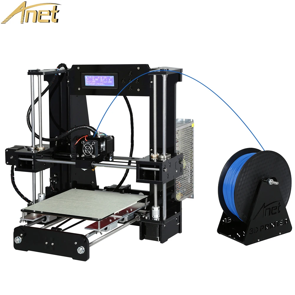 

Anet A6 Auto A6 3d Printer DIY Plus size 220*220*250mm High-Precision Reprap Prusa I3 3D Printer Kit imprimante 3d with Filament
