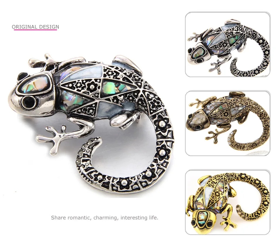 "BigLiz" - Beautiful Lizard brooch 2 "BigLiz" - Beautiful Lizard brooch 2