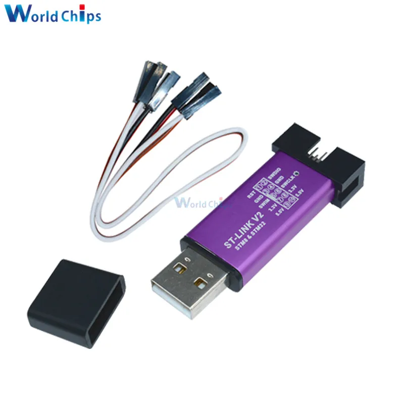 1 шт. соединение для программатора ST LINK V2 Mini STM8 STM32|st-link v2|programing cablec c |