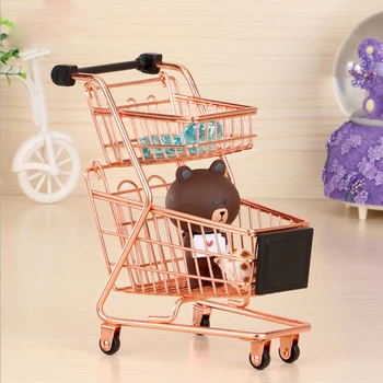 Mini Metal Rose Gold Storage Basket Double Layer Nordic Shopping Cart Style Candy Storage Basket Desk Sundries Organizer
Mini Metal Rose Gold Storage Basket Double Layer Nordic Shopping Cart Style Candy Storage Basket Desk Sundries Organizer