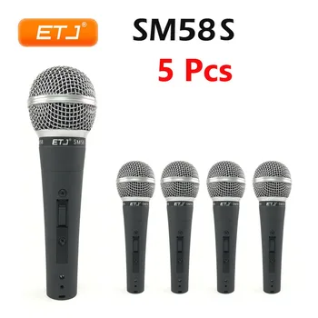 5pcs Professional Microphone SM58S Vocal Karaoke Handheld Dynamic Wired Microphones Excellent Quality Version SM58LC
5pcs Professional Microphone SM58S Vocal Karaoke Handheld Dynamic Wired Microphones Excellent Quality Version SM58LC