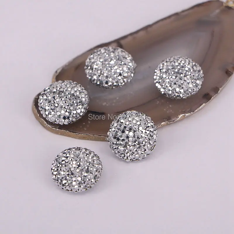 12PCS Silver White Rhinestone Crystal Rondelle Spacer Beads, 20mm, Side Hole Loose Beads, jewelry accessories ZYZ160-9871
12PCS Silver White Rhinestone Crystal Rondelle Spacer Beads, 20mm, Side Hole Loose Beads, jewelry accessories ZYZ160-9871