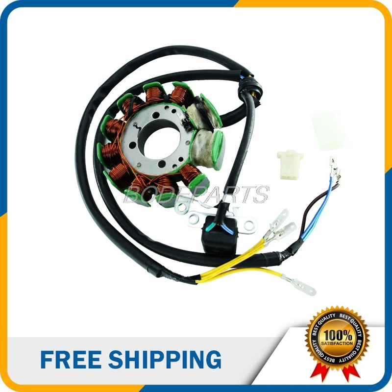 Free Shipping High Quality Motorcycle Motor CG11 AC Stator Coils Fit For Electric Start 125cc-250cc Engine | Автомобили и