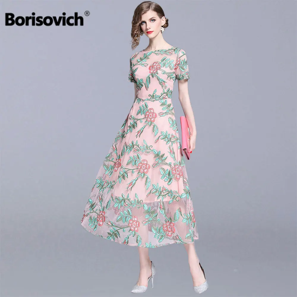 Borisovich Women Summer A-line Long Dress New 2019 England Style Luxury Floral Embroidery Ladies Elegant Party Dresses N1257
Borisovich Women Summer A-line Long Dress New 2019 England Style Luxury Floral Embroidery Ladies Elegant Party Dresses N1257
