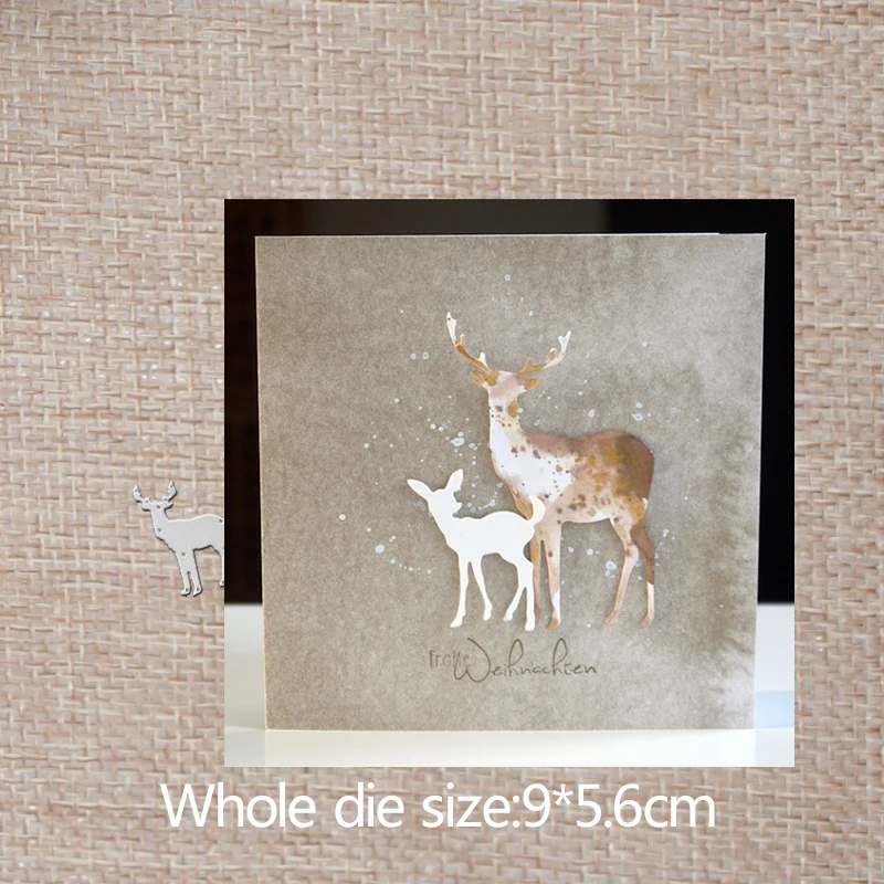 Cute animal deer new Metal Cutting Dies Handicraft Scrapbook embossing Paper Craft Album Card Punch Knife 9*5.6cm
Cute animal deer new Metal Cutting Dies Handicraft Scrapbook embossing Paper Craft Album Card Punch Knife 9*5.6cm