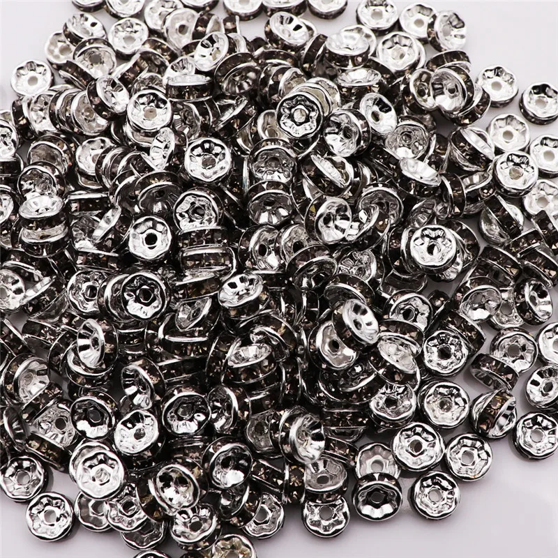 100Pcs lot Red Blue Black Glass Rondelle Spacer Bead Gold Tone 8mm White Clear Czech Crystal For DIY jewelry making accessories
100Pcs lot Red Blue Black Glass Rondelle Spacer Bead Gold Tone 8mm White Clear Czech Crystal For DIY jewelry making accessories