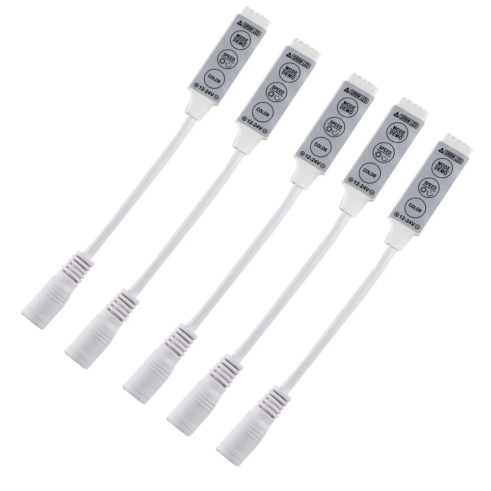 LED RGBW Controler DC12-24V 4CH Mini 3 Key RGBW LED Strip Controller With white DC Female Plug for 5050 RGBWW / RGBW LED Strip
LED RGBW Controler DC12-24V 4CH Mini 3 Key RGBW LED Strip Controller With white DC Female Plug for 5050 RGBWW / RGBW LED Strip