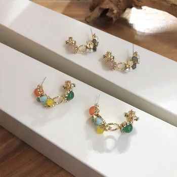 MENGJIQIAO 2019 Korean New Elegant Colorful Crystal Hoop Earrings For Women Simple Vintage C Shaped Pendientes Jewelry Gifts
MENGJIQIAO 2019 Korean New Elegant Colorful Crystal Hoop Earrings For Women Simple Vintage C Shaped Pendientes Jewelry Gifts