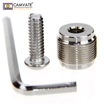 CAMVATE 5/8" Male to 1/4-20 Female Microphone Mount Adapter C1203 camera photography accessories
CAMVATE 5/8" Male to 1/4-20 Female Microphone Mount Adapter C1203 camera photography accessories