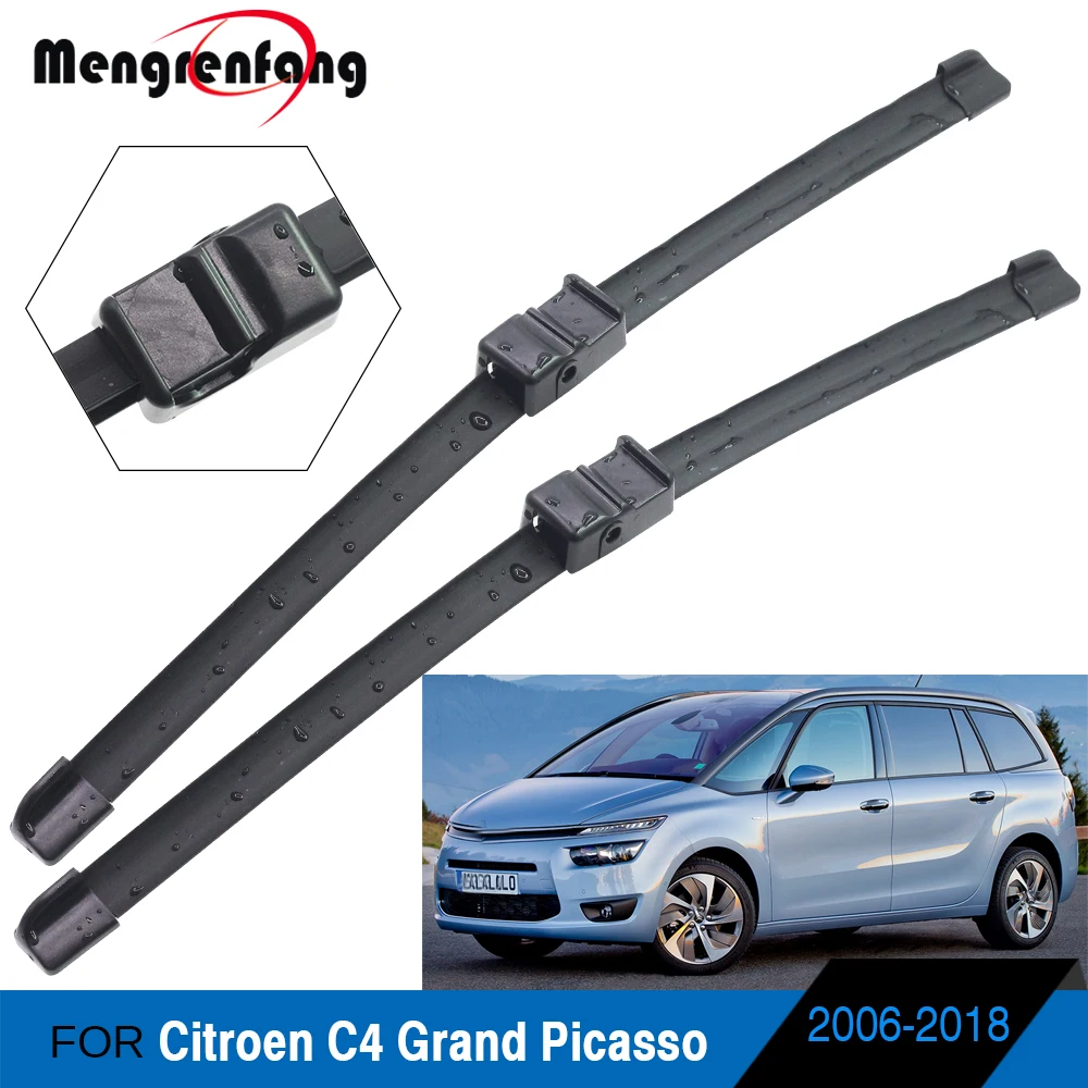 For Citroen C4 Grand Picasso Car Front Windscreen Wiper Blades Soft Rubber Wiper Side Pin & Push Button & Bayonet Arms 2006-2018
For Citroen C4 Grand Picasso Car Front Windscreen Wiper Blades Soft Rubber Wiper Side Pin & Push Button & Bayonet Arms 2006-2018