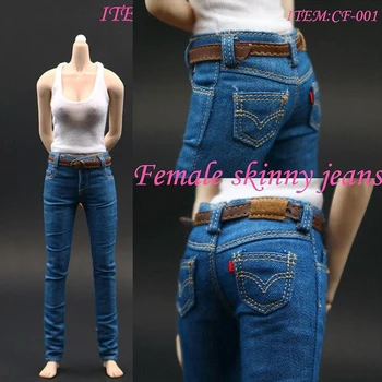 1/6 1:6 Scale Female Figure Clothes Women's skinny jeans CF001 A/B/C for 12 Inch PHicen Doll Jiaoudol Action Figure Accessories
1/6 1:6 Scale Female Figure Clothes Women's skinny jeans CF001 A/B/C for 12 Inch PHicen Doll Jiaoudol Action Figure Accessories