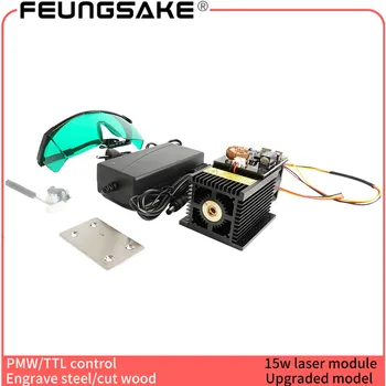 DIY 445nm 15W,15000mW Blue Laser Module,High-power For CNC Cutter metal steel Engraver Engraving Machine Adjust shiping by DHL
DIY 445nm 15W,15000mW Blue Laser Module,High-power For CNC Cutter metal steel Engraver Engraving Machine Adjust shiping by DHL