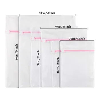 Hot Sale Set of 6 Mesh Laundry Bags, Reusable Mesh Zippered Laundry Washing Bags Large Mesh and Fine Mesh for Machine Washing
Hot Sale Set of 6 Mesh Laundry Bags, Reusable Mesh Zippered Laundry Washing Bags Large Mesh and Fine Mesh for Machine Washing