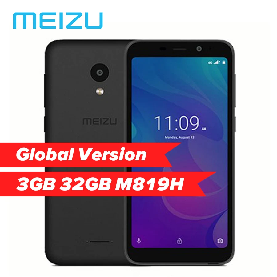 Global Version Meizu C9 Pro 3GB 32GB Mobile Phone Quad Core 5.45'' 1440X720P Front 13MP Rear 13MP 3000mAh Battery Mobile Phone
Global Version Meizu C9 Pro 3GB 32GB Mobile Phone Quad Core 5.45'' 1440X720P Front 13MP Rear 13MP 3000mAh Battery Mobile Phone