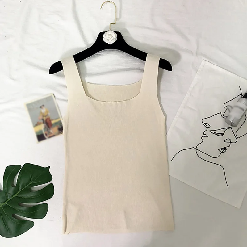 Women Summer Sexy Clothes Breathable Solid Color Summer top Concise Casual All-match Camisole Sexy Top
Women Summer Sexy Clothes Breathable Solid Color Summer top Concise Casual All-match Camisole Sexy Top