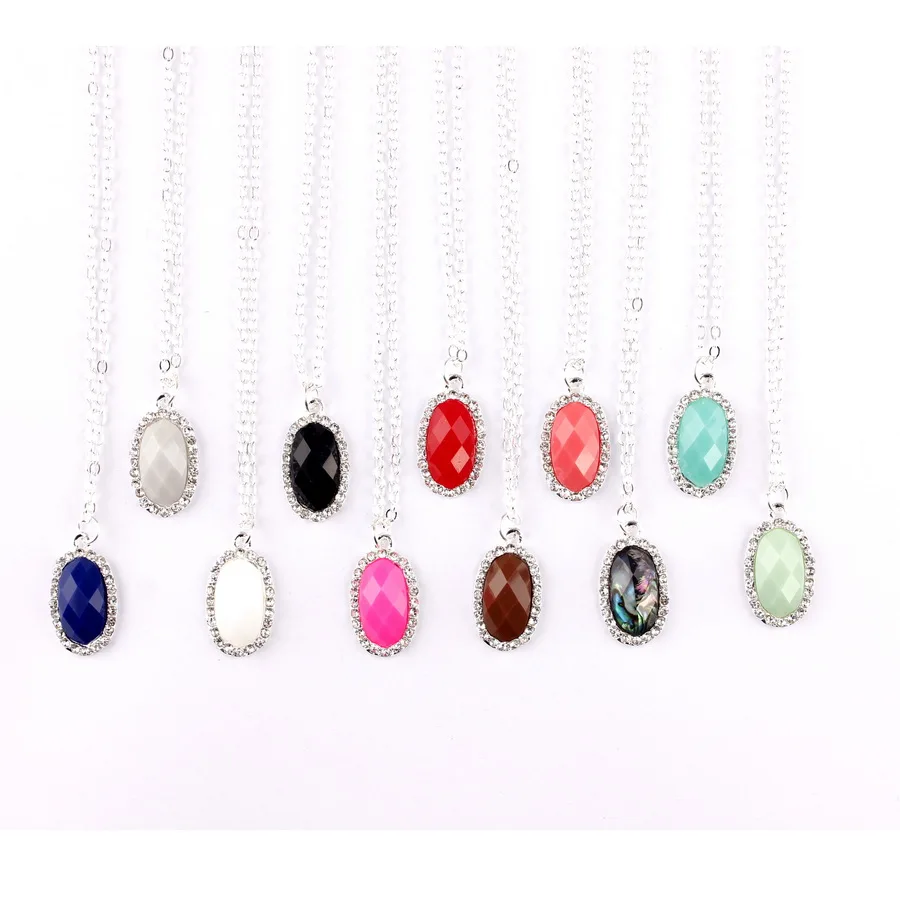 ZWPON 2019 Pave Rhinestone Bay Mini Oval Resin Stone Statement Necklace for Women Famous Brand Designer KS Necklace Wholesale
ZWPON 2019 Pave Rhinestone Bay Mini Oval Resin Stone Statement Necklace for Women Famous Brand Designer KS Necklace Wholesale