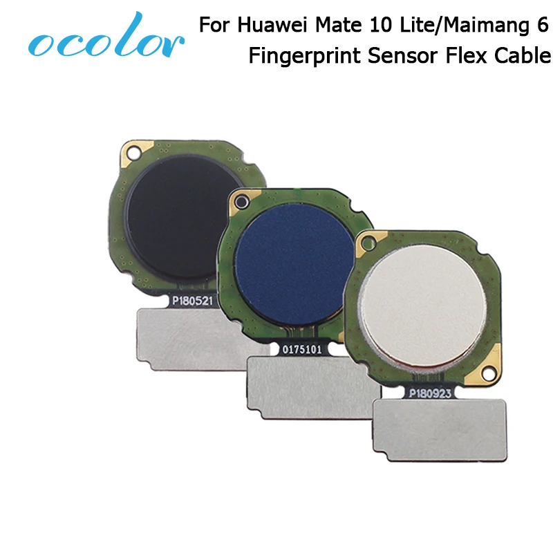 Ocolor для Huawei Mate 10 Lite/Maimang 6 отпечатков пальцев Сенсор Flex кабель Nova 2i G10 Запчасти