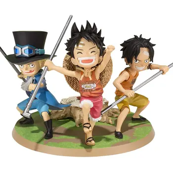 One Piece F.zero Anime Figure Q version Action Figure Portgas D Ace&Sabo&Monkey D Luffy Childhood edition Model Doll Toys
One Piece F.zero Anime Figure Q version Action Figure Portgas D Ace&Sabo&Monkey D Luffy Childhood edition Model Doll Toys