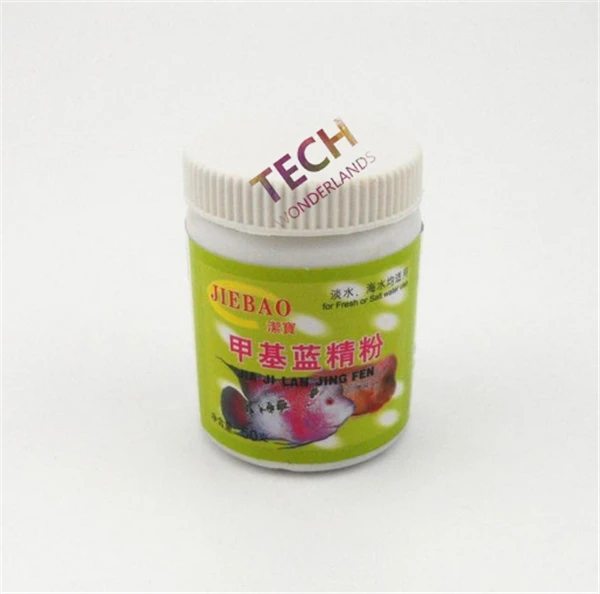 Aquarium Fish Medication Methyl blue powder 50g treat Unfinished gill anorexia and other diseases inflammation sterilization etc
Aquarium Fish Medication Methyl blue powder 50g treat Unfinished gill anorexia and other diseases inflammation sterilization etc