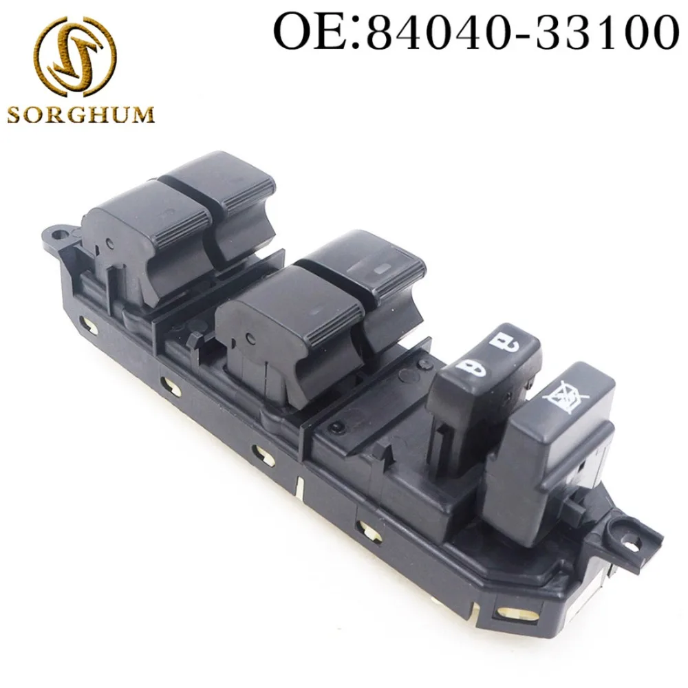 New 84040-33100 Electric Power Window Master Control Switch for Toyota Camry Land Cruiser Prius Venza 1.8,2.4,2.5,2.7,3.5L
New 84040-33100 Electric Power Window Master Control Switch for Toyota Camry Land Cruiser Prius Venza 1.8,2.4,2.5,2.7,3.5L