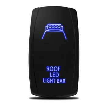 Laser Roof LED Light Bar On-Off Rocker Switch with Jumper Wire, 5 Pin, 20 Amp, 12V LED Lights, Blue
Laser Roof LED Light Bar On-Off Rocker Switch with Jumper Wire, 5 Pin, 20 Amp, 12V LED Lights, Blue