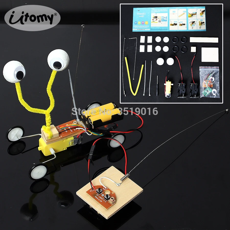 Kids DIY Science Experiment Electric Remote Control Wood Robot Reptile Model Kit Electric Invention Educational Assemble Toy
Kids DIY Science Experiment Electric Remote Control Wood Robot Reptile Model Kit Electric Invention Educational Assemble Toy