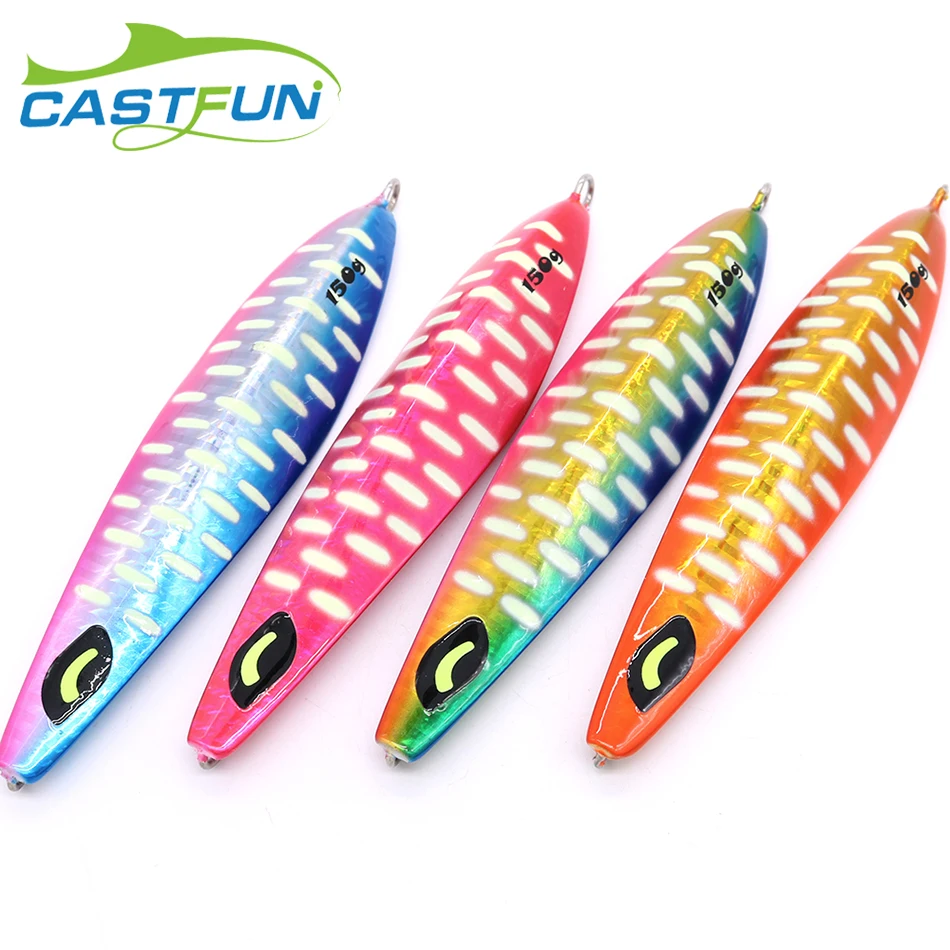 CASTFUN Slow Pitch Jigging 150g 200g Glow In The Dark Luminous Dot Metal Jig Saltwater Jigs Wholesale Fishing Lures Slow Jigging 
CASTFUN Slow Pitch Jigging 150g 200g Glow In The Dark Luminous Dot Metal Jig Saltwater Jigs Wholesale Fishing Lures Slow Jigging