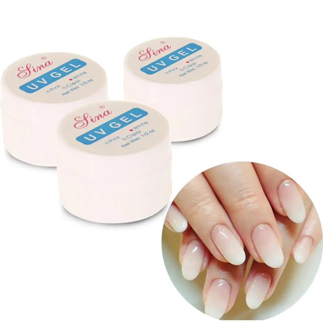 Professional UV LED Gel Nail Polish for Nail Art Plastic False Tips Finger Tool 1/2oz Pink, White, Clear Nails
Professional UV LED Gel Nail Polish for Nail Art Plastic False Tips Finger Tool 1/2oz Pink, White, Clear Nails