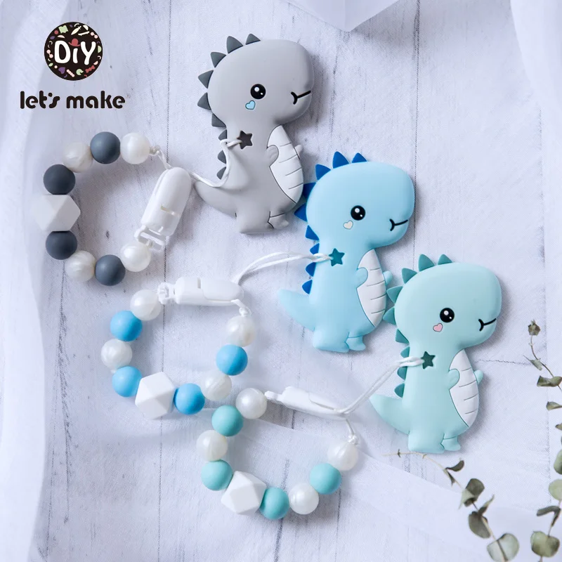 Baby Pacifier Cartoon Dinosaur Teether Pacifier Clip Chains BPA Free Silicone Holder For Dummy Nursing Nipples Clips Let's Make
Baby Pacifier Cartoon Dinosaur Teether Pacifier Clip Chains BPA Free Silicone Holder For Dummy Nursing Nipples Clips Let's Make