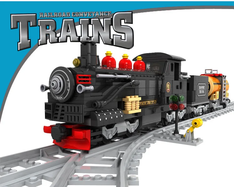 Model building kits compatible with lego city steam train rails traffic 586pcs 3D blocks Educational model building toys hobbies
Model building kits compatible with lego city steam train rails traffic 586pcs 3D blocks Educational model building toys hobbies