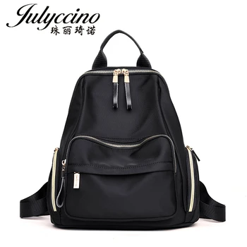 JULYCCINO New 2018 Ribbon Nylon Oxford Backpack Female Letters Travel Backpacks for Women Casual Canvas Waterproof School Bag
JULYCCINO New 2018 Ribbon Nylon Oxford Backpack Female Letters Travel Backpacks for Women Casual Canvas Waterproof School Bag