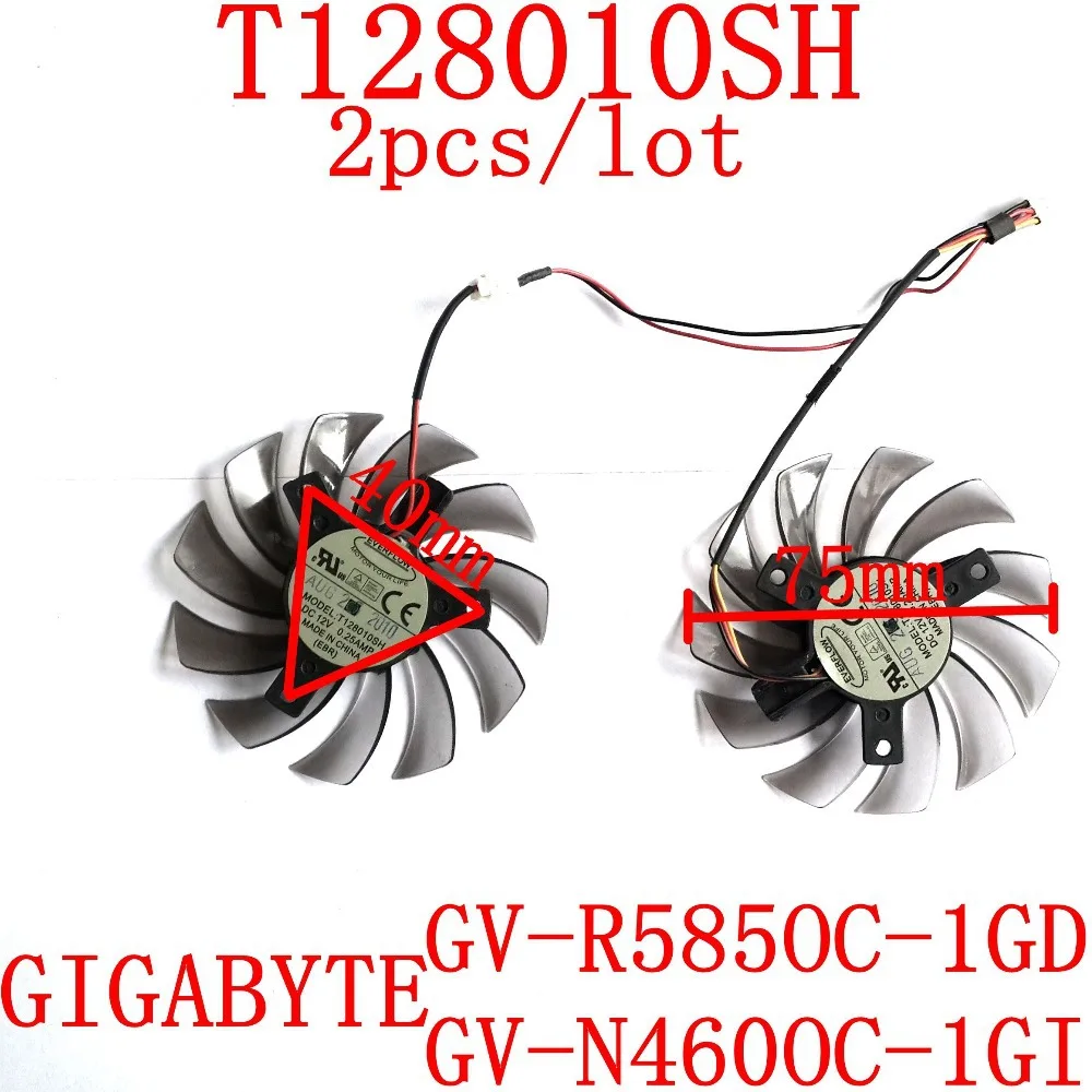 Free Shipping 2pcs/lot T128010SH DC12V 0.25A for Gigabyte GV-R585OC-1GD Gigabyte GV-N460OC-1GI graphics card fan
Free Shipping 2pcs/lot T128010SH DC12V 0.25A for Gigabyte GV-R585OC-1GD Gigabyte GV-N460OC-1GI graphics card fan