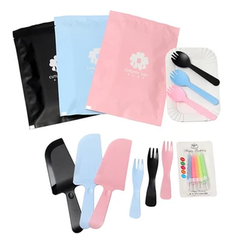 Cartoon Disposable Tableware Unicorn Pink Plastic Knife Fork Spoons Kid Boy Birthday Party Faqueiro Pratos Besteck 30CJ10
Cartoon Disposable Tableware Unicorn Pink Plastic Knife Fork Spoons Kid Boy Birthday Party Faqueiro Pratos Besteck 30CJ10