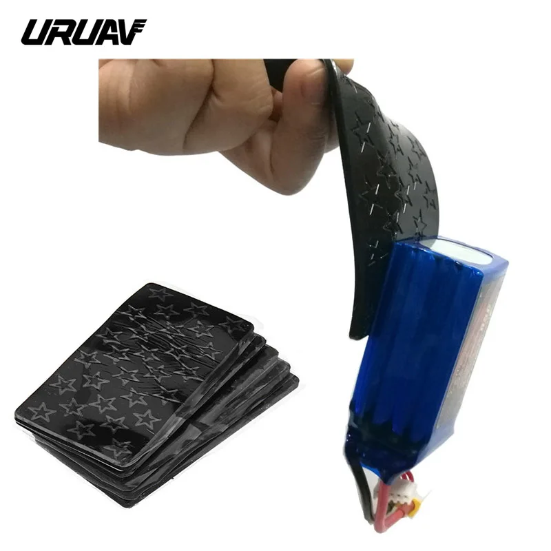 5 PCS URUAV PADSTAR 100x50mm Sticky Battery Support Washing Mat Non-slip Pad for 4S 1300/1500mAh Lipo Battery RC Parts 
5 PCS URUAV PADSTAR 100x50mm Sticky Battery Support Washing Mat Non-slip Pad for 4S 1300/1500mAh Lipo Battery RC Parts