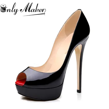 Onlymaker Women's Peep Toe Platform Spike Pumps Shoes Sandals Extremely High Heel Party Wedding Slip On Fashion Big Size
Onlymaker Women's Peep Toe Platform Spike Pumps Shoes Sandals Extremely High Heel Party Wedding Slip On Fashion Big Size