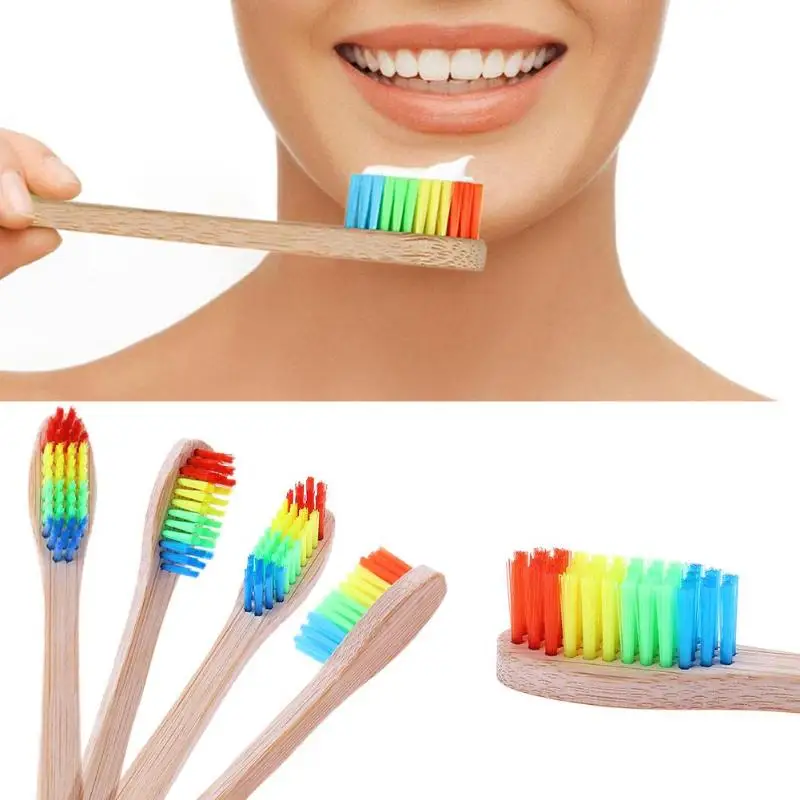 1 PC Colorful Head Bamboo Toothbrush Environment Wooden Bamboo Toothbrush Soft Bristle Tooth Brush Oral Hygiene Teeth Cleaning
1 PC Colorful Head Bamboo Toothbrush Environment Wooden Bamboo Toothbrush Soft Bristle Tooth Brush Oral Hygiene Teeth Cleaning