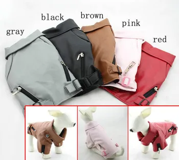 Pet supplies clothes Poodle Dog Cat Autumn Winter warm Black Brown leather jacket Puppy Coats
Pet supplies clothes Poodle Dog Cat Autumn Winter warm Black Brown leather jacket Puppy Coats