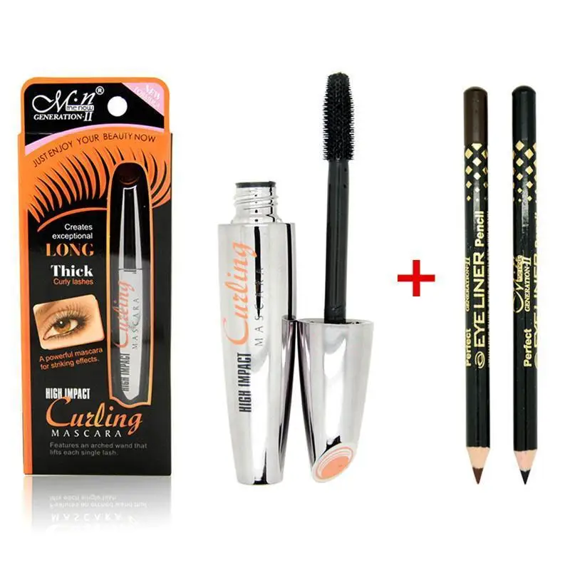 Mascara 10ml Waterproof Mascara 2 Eye Liner Pencil Pro Cosmetics Kits Maquiagem Profissional Completa
Mascara 10ml Waterproof Mascara 2 Eye Liner Pencil Pro Cosmetics Kits Maquiagem Profissional Completa