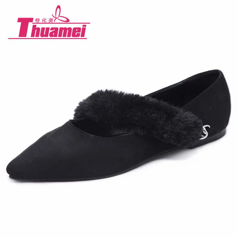 Women Flats Faux Fur Spring Summer Autumn Women Flat Shoes Casual Soft Comfortable Shoes Plus Size 41 42 #Y0102231Q
Women Flats Faux Fur Spring Summer Autumn Women Flat Shoes Casual Soft Comfortable Shoes Plus Size 41 42 #Y0102231Q