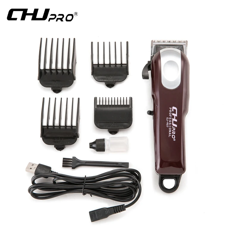 CHJPRO USB Plug Hair Clipper Electric Rechargeable Trimmer Clipper Men Professional Haircut Machine Salon Hairdressing Tools 
CHJPRO USB Plug Hair Clipper Electric Rechargeable Trimmer Clipper Men Professional Haircut Machine Salon Hairdressing Tools
