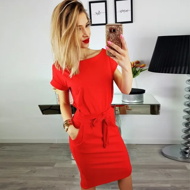 Nowe letnie sukienki damskie na co dzień z krótkim rękawem O-Neck w paski Plus rozmiar wąska obcisła sukienka kobiece jednolite z kieszeniami Midi bawełniana sukienka tanie tanio BOXDAQ Poliester COTTON Proste 0998 Lato REGULAR WOMEN Skrzydeł Streetwear Naturalne Kolan Nowe letnie sukienki damskie na co dzień z krótkim rękawem O-Neck w paski Plus rozmiar wąska obcisła sukienka kobiece jednolite z kieszeniami Midi bawełniana sukienka tanie tanio BOXDAQ Poliester COTTON Proste 0998 Lato REGULAR WOMEN Skrzydeł Streetwear Naturalne Kolan