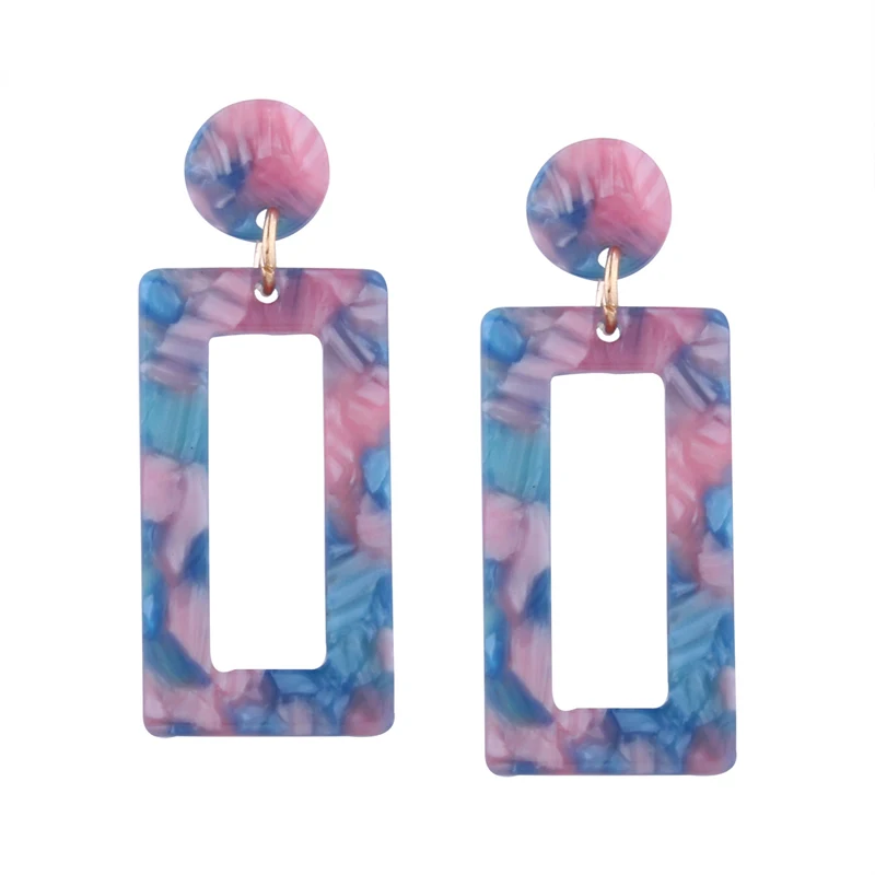 New Fashion Colorful Acid Acrylic Earrings Dangle Square Earrings for Women Long Pendant Earring Fashion Statement Party Jewelry
New Fashion Colorful Acid Acrylic Earrings Dangle Square Earrings for Women Long Pendant Earring Fashion Statement Party Jewelry