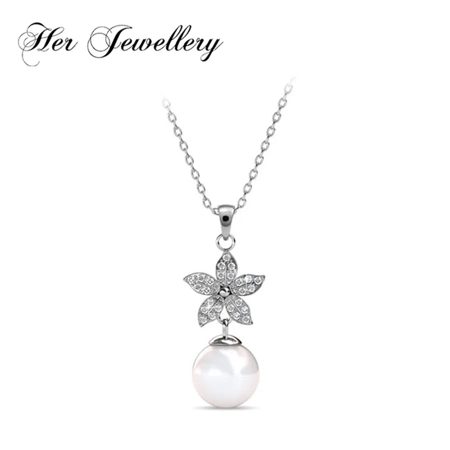 Her Jewellery white pearl pendant The charm of making jewelry for women necklace Made with crystals from Swarovski HP0709
Her Jewellery white pearl pendant The charm of making jewelry for women necklace Made with crystals from Swarovski HP0709