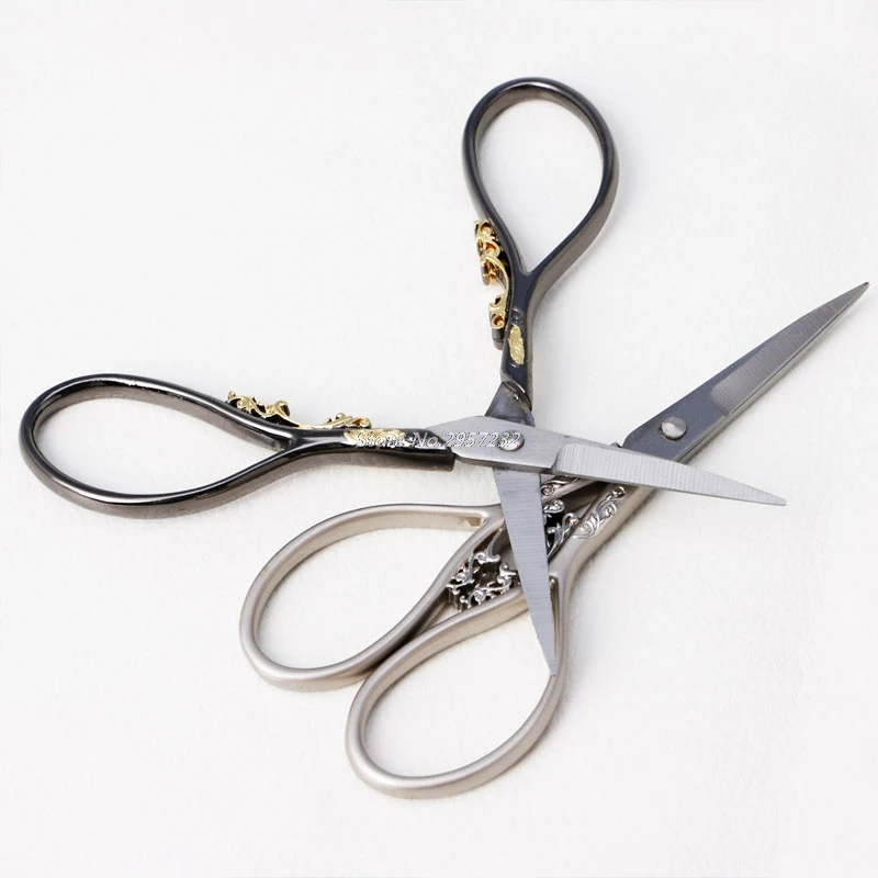 1PC European Vintage Stainless Steel Floral Scissors Sewing Shears DIY Tools yy56
1PC European Vintage Stainless Steel Floral Scissors Sewing Shears DIY Tools yy56